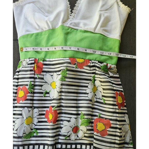 Multicolored Sleeveless V-Neck Maxi Sundress - Picture 9 of 16